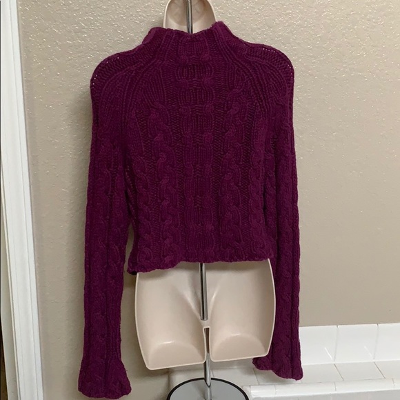 Moda International Maroon turtleneck sweater - Picture 3 of 7